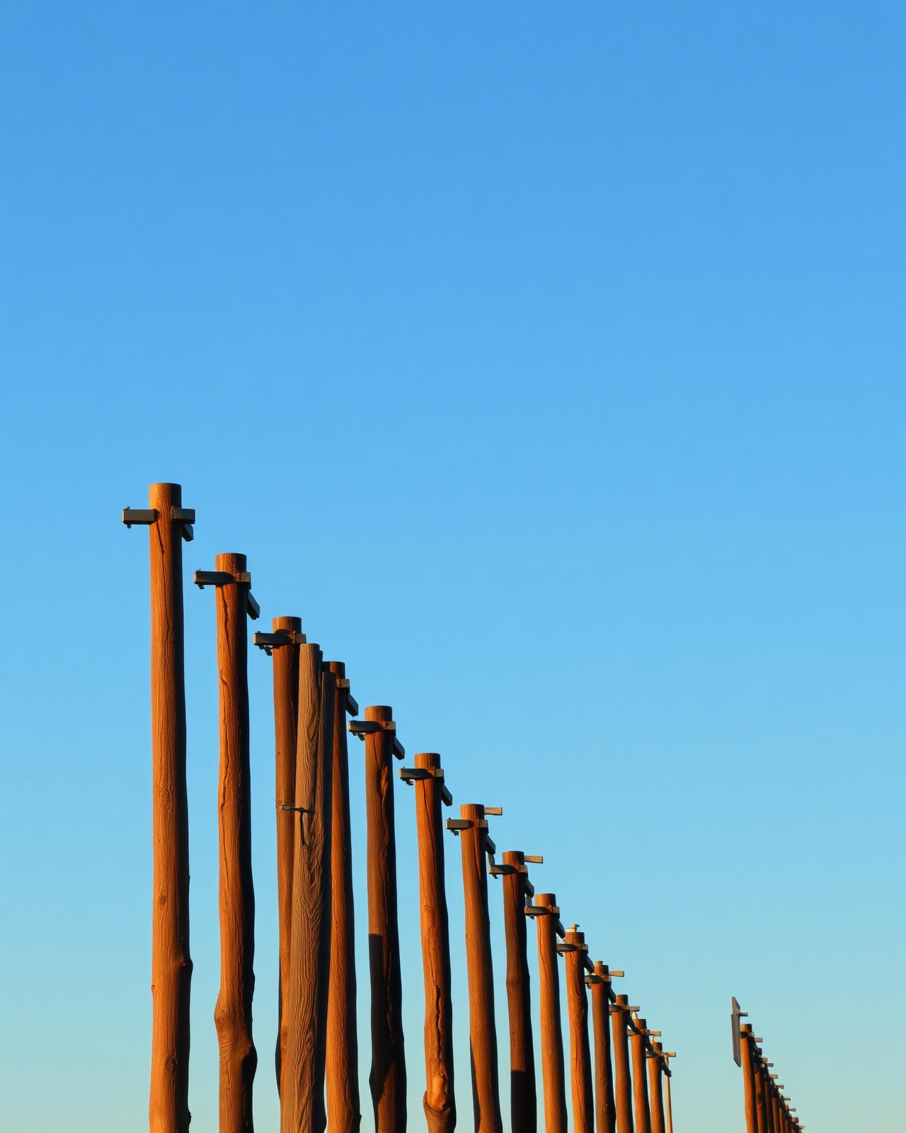 Field-installed poles