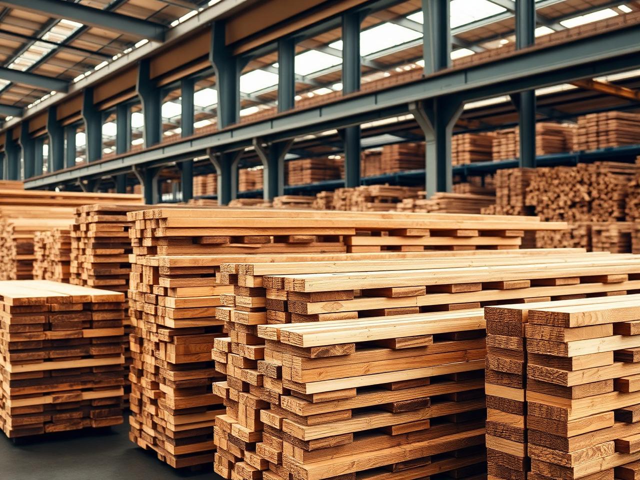 Treated timber storage